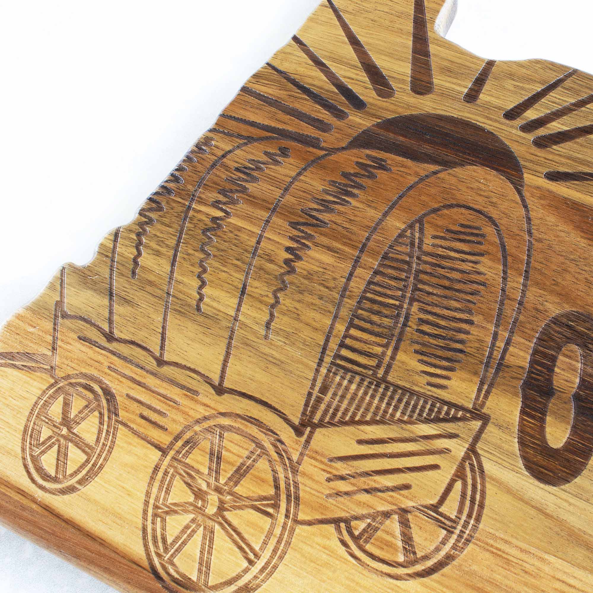 Premium Rock & Branch® Origins Series Oregon Cutting Board - Durable Hardwood Chopping Board for Kitchen, Butcher Block for Meat, Cheese & Vegetables - Perfect Gift for Home Chefs & Cooking Enthusiasts