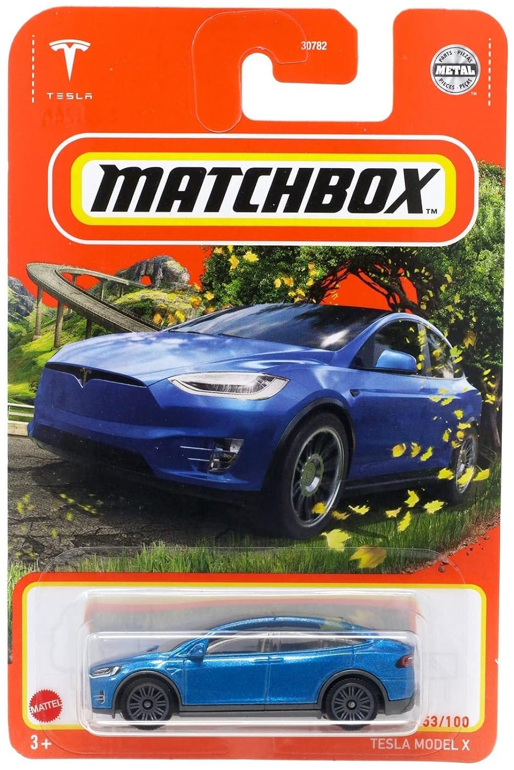 Matchbox Tesla Model X Die-Cast Toy Car - 1:64 Scale Collectible Vehicle for Kids & Adults - Perfect for Play, Display & Gifting
