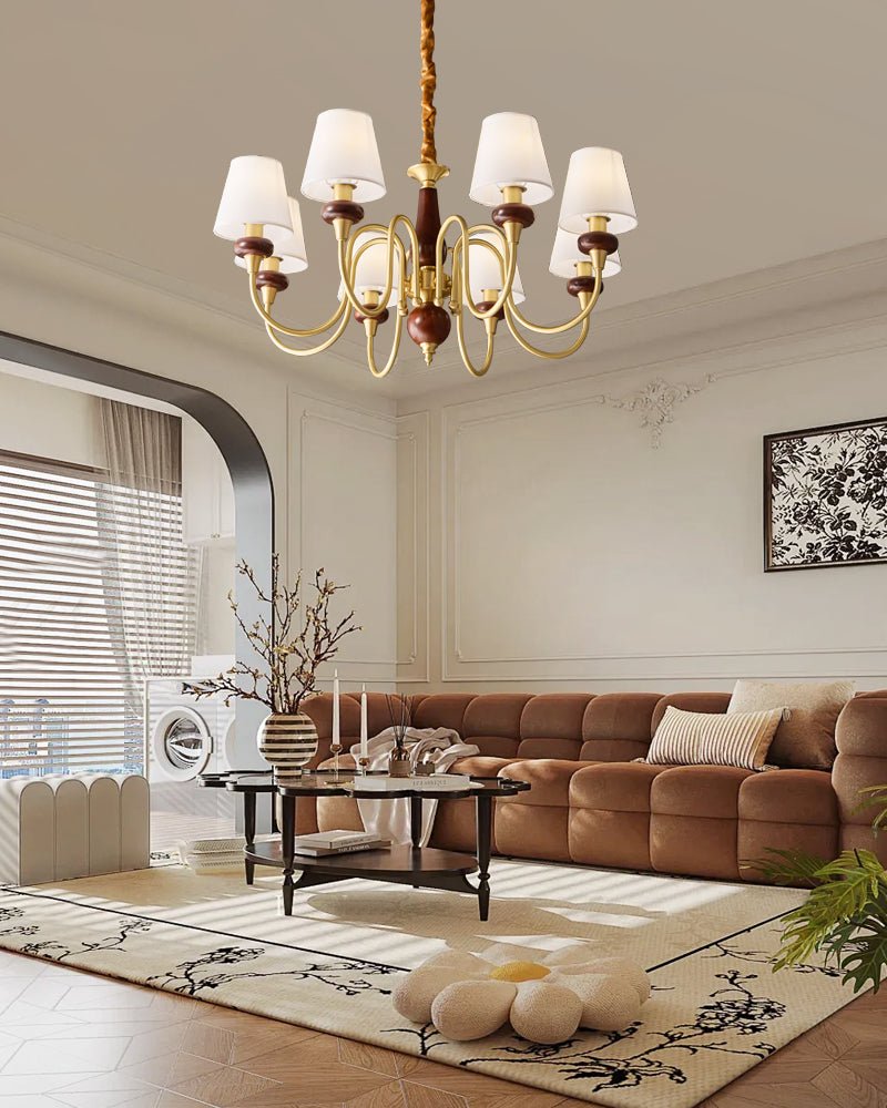 Elegant Crystal Chandelier - Modern Luxury Ceiling Light Fixture for Dining Room, Living Room & Bedroom | Perfect for Home Decor & Wedding Venues