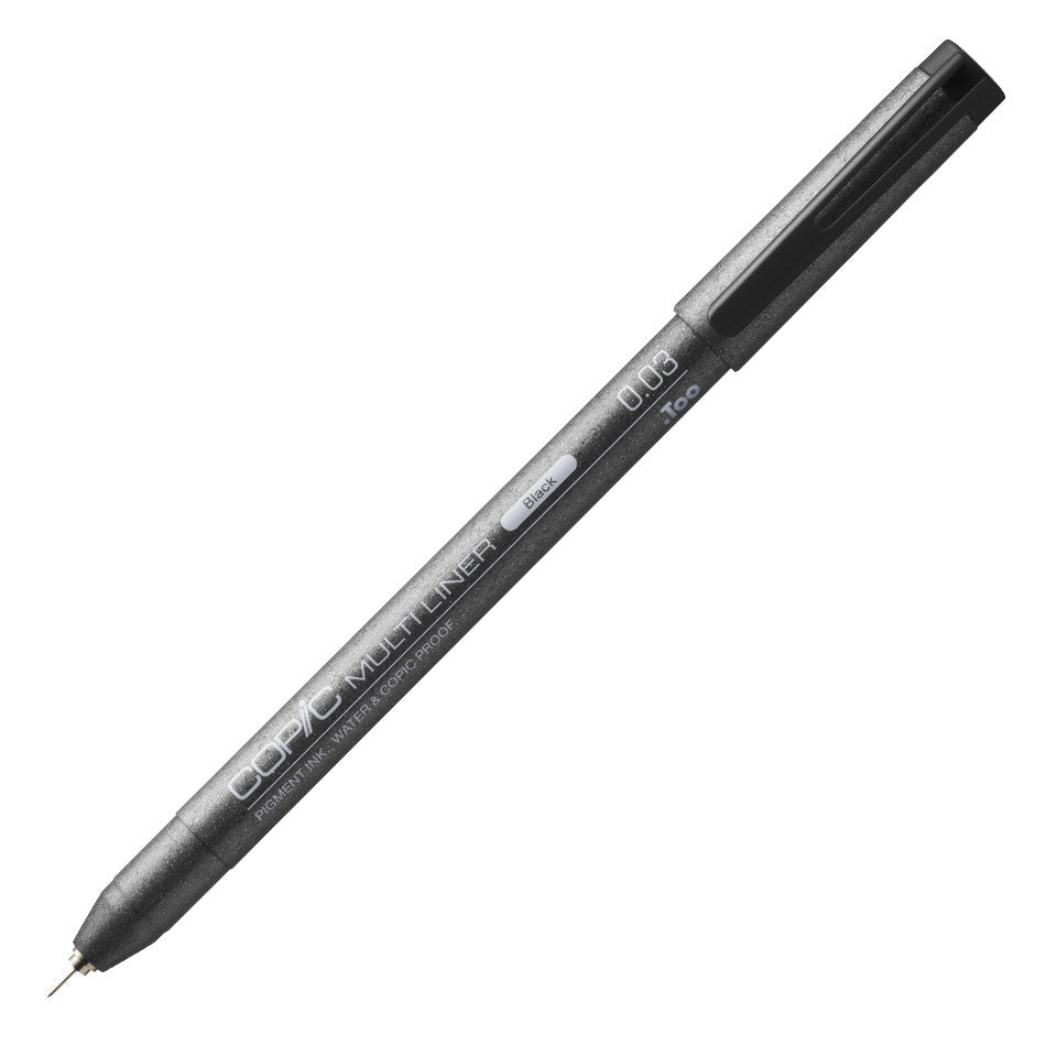 Copic MultiLiner Black Fine Line Drawing Pen Set - Professional Sketching, Inking & Illustration Tools for Artists, Manga & Comic Book Drawing