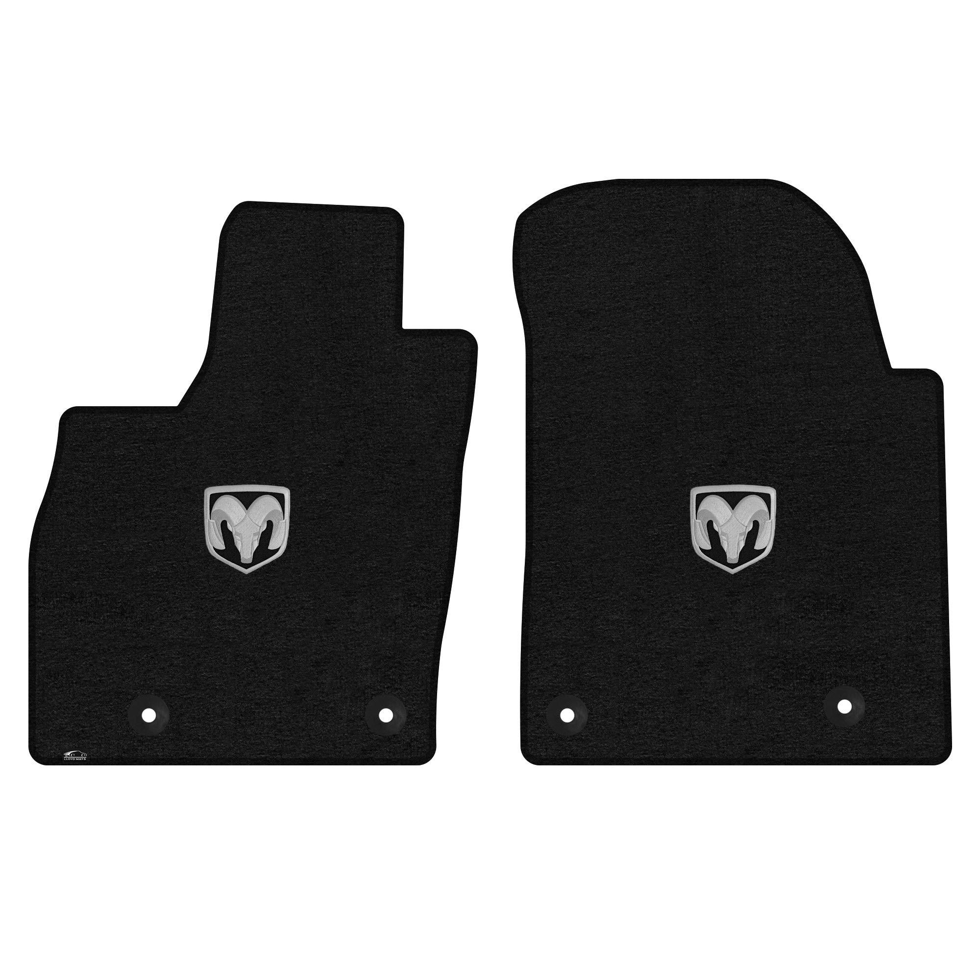 Premium Custom-Fit Carpeted Floor Mats for Dodge Durango 2016-2023 - Luxury Car Floor Liners with Anti-Slip Backing (Charcoal, Front Row) - Perfect for All-Weather Protection & Interior Style Enhancement