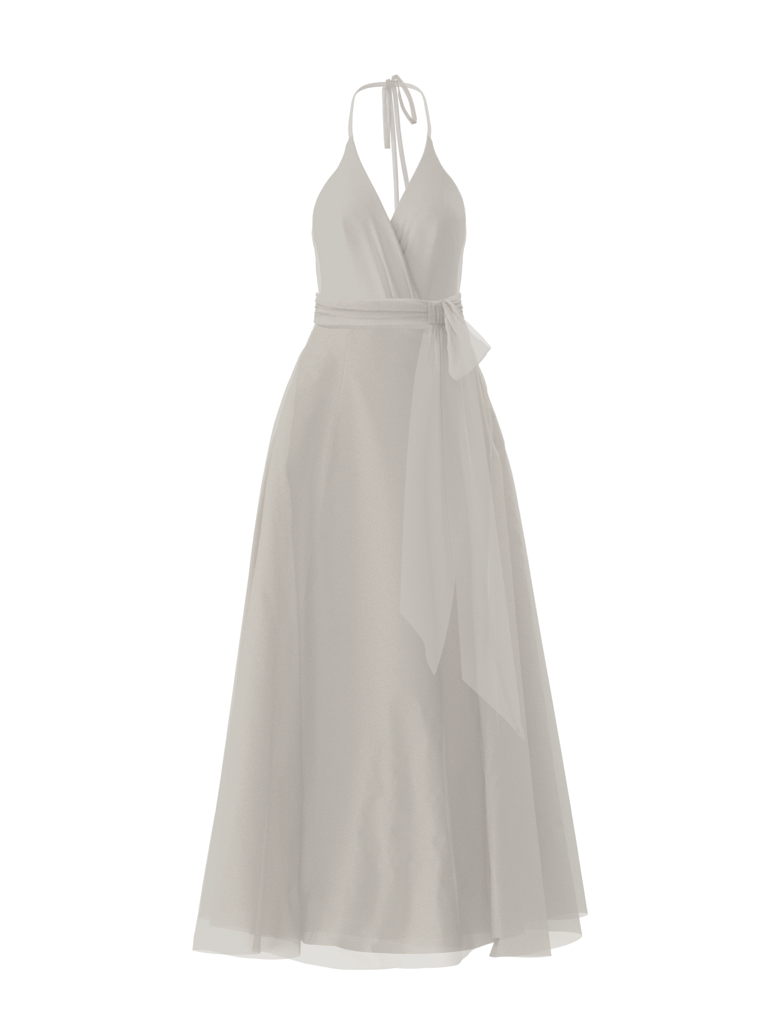 Carmelle Bodice & Cerisa Skirt Set with Sash Belt - Elegant Dove-Inspired Outfit for Weddings, Parties & Special Occasions