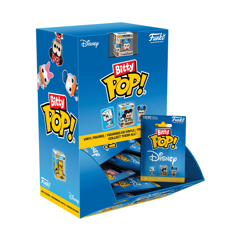 Bitty Pop! Disney Blind Pack - Collectible Mini Figures for Kids & Disney Fans - Perfect for Gifts, Party Favors & Surprise Reveals