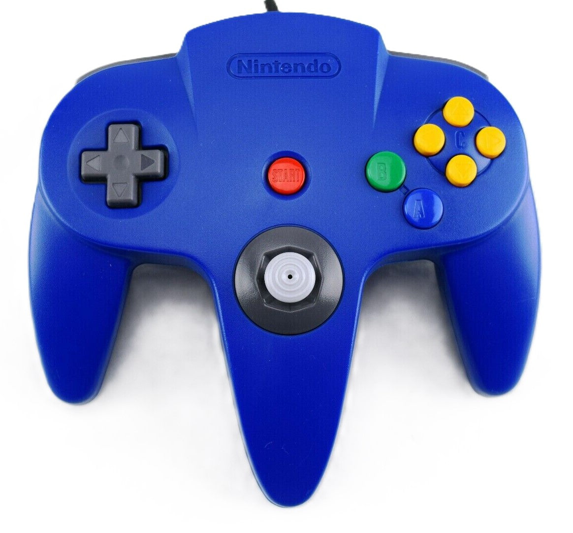 Original Nintendo 64 N64 Controller - Blue Retro Gaming Joystick for Classic N64 Console | Perfect for Nostalgic Gaming, Collectors & Multiplayer Sessions