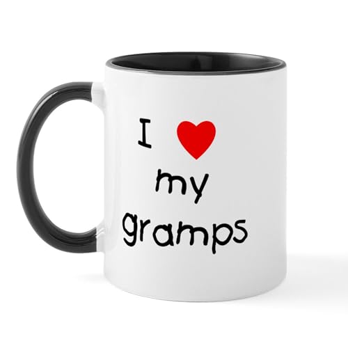 White/Black Inside - I Love My Gramps Mug