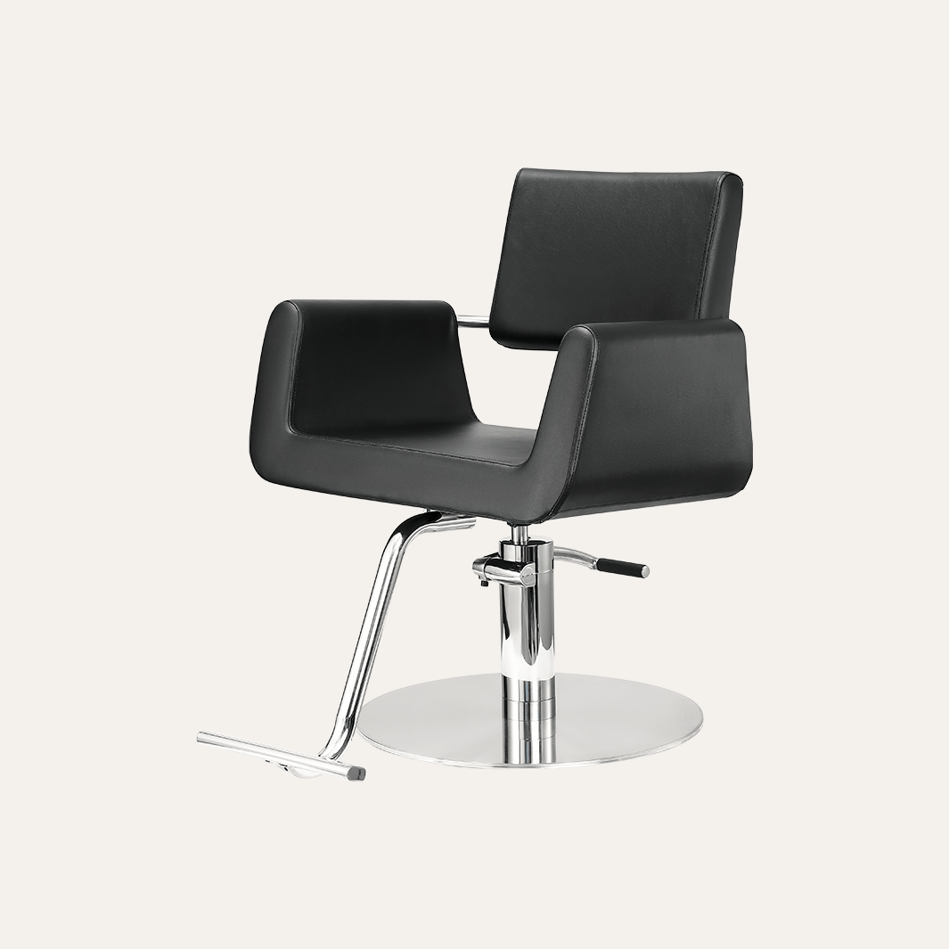 Professional Salon Chair for Hair Styling & Barbering - Adjustable Hydraulic Beauty Chair with Headrest & Footrest - Perfect for Salons, Spas & Home Use