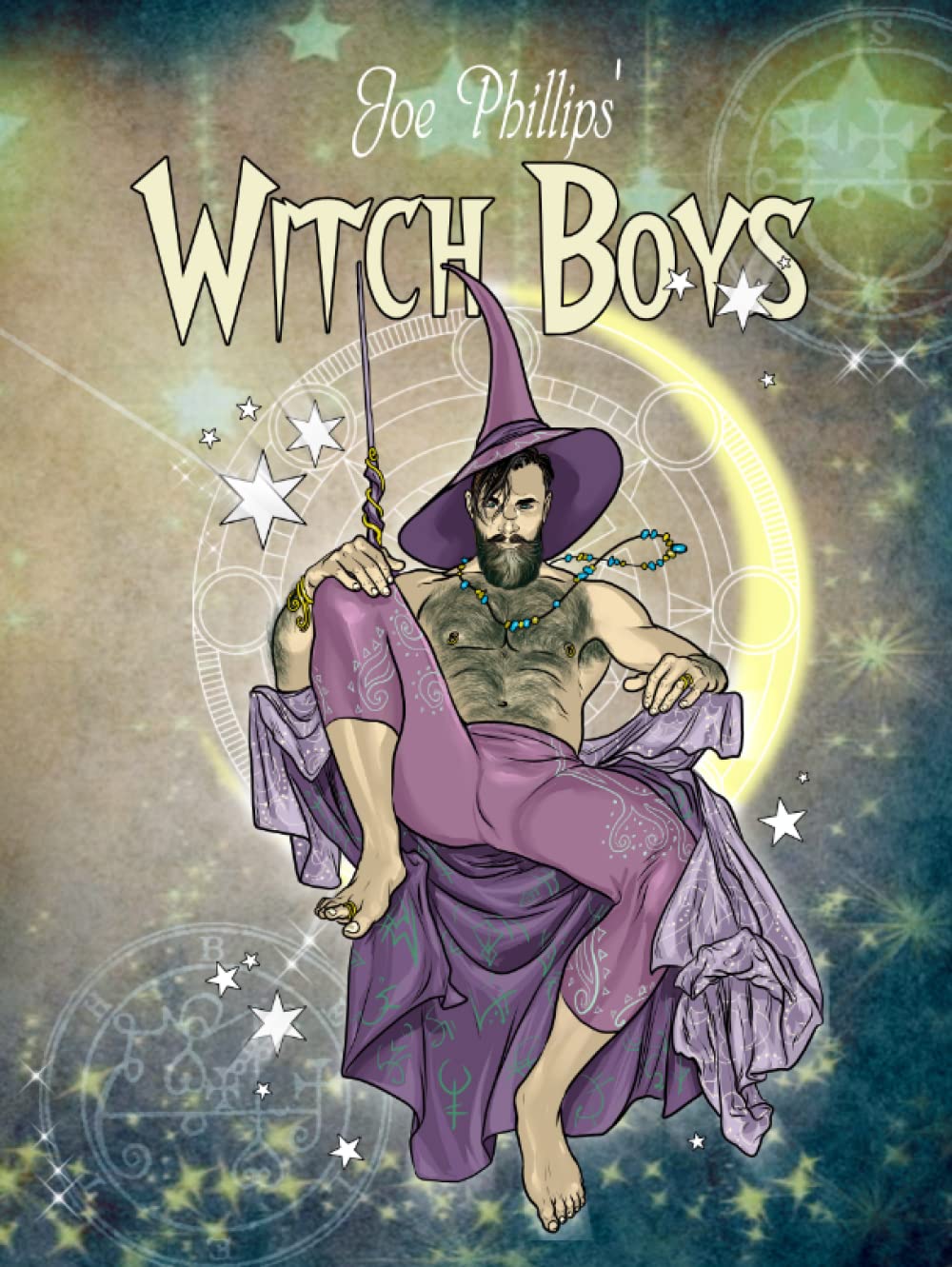 Witch Boys by Joe Phillips: Stunning Art Book Featuring Mystical Witch Boys - Perfect for Fantasy Art Lovers, Witchcore Aesthetics & Gothic Decor