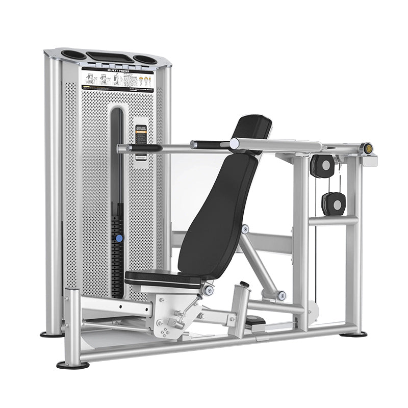 DHZ Chest and Shoulder Press Machine - Home Gym Strength Training Equipment for Upper Body Workouts | Perfect for Home Fitness, Muscle Building & Strength Training