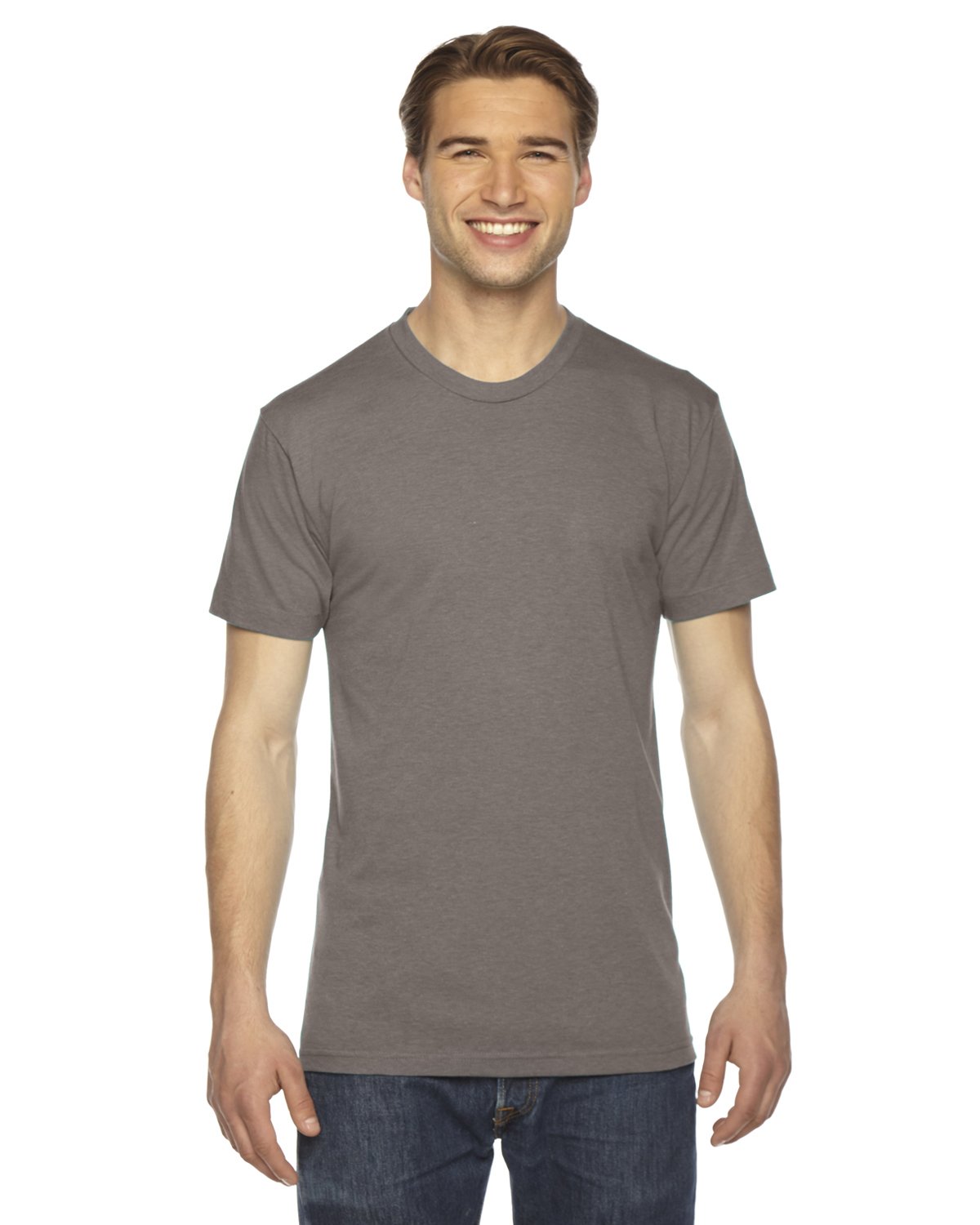 American Apparel Women's Tri-Blend Short Sleeve Track Shirt - Soft Cotton Blend Tee for Running, Yoga & Casual Wear | Comfortable Athletic Top for Workouts & Everyday Style