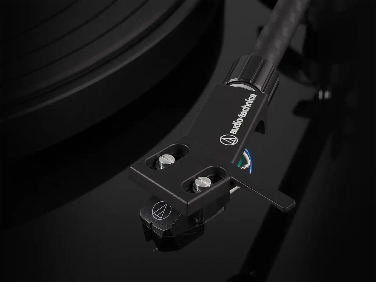 Audio Technica AT LPW50PB Turntable - Belt-Drive Vinyl Record Player with Built-in Phono Preamp, Hi-Fi Sound for Home & Studio Use - Perfect for Music Lovers & Audiophiles
