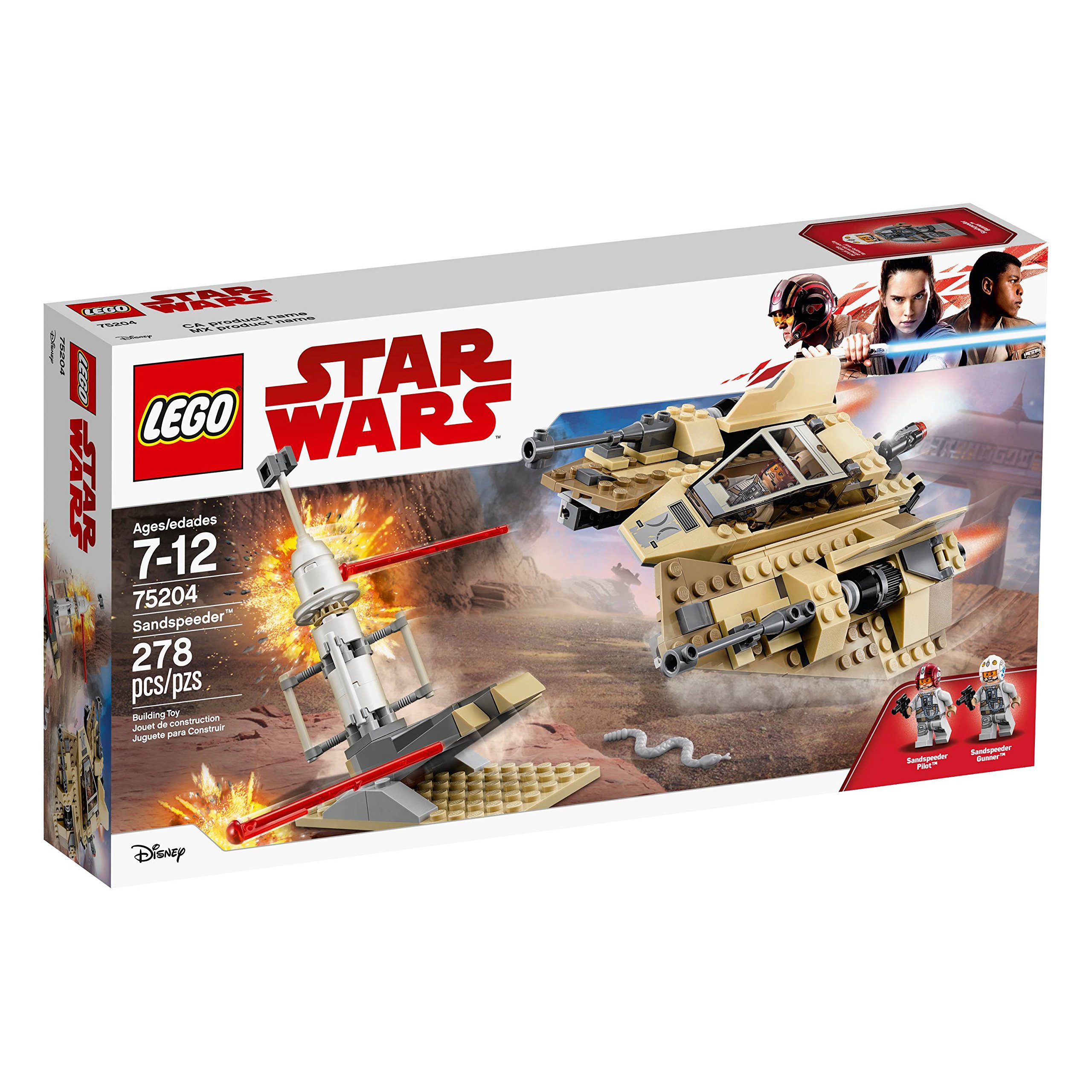 LEGO Star Wars Sandspeeder 75204 Building Kit (278 Pieces) - Ultimate Star Wars Collector's Model for Kids & Adults - Perfect for Display, Play & Gift Giving