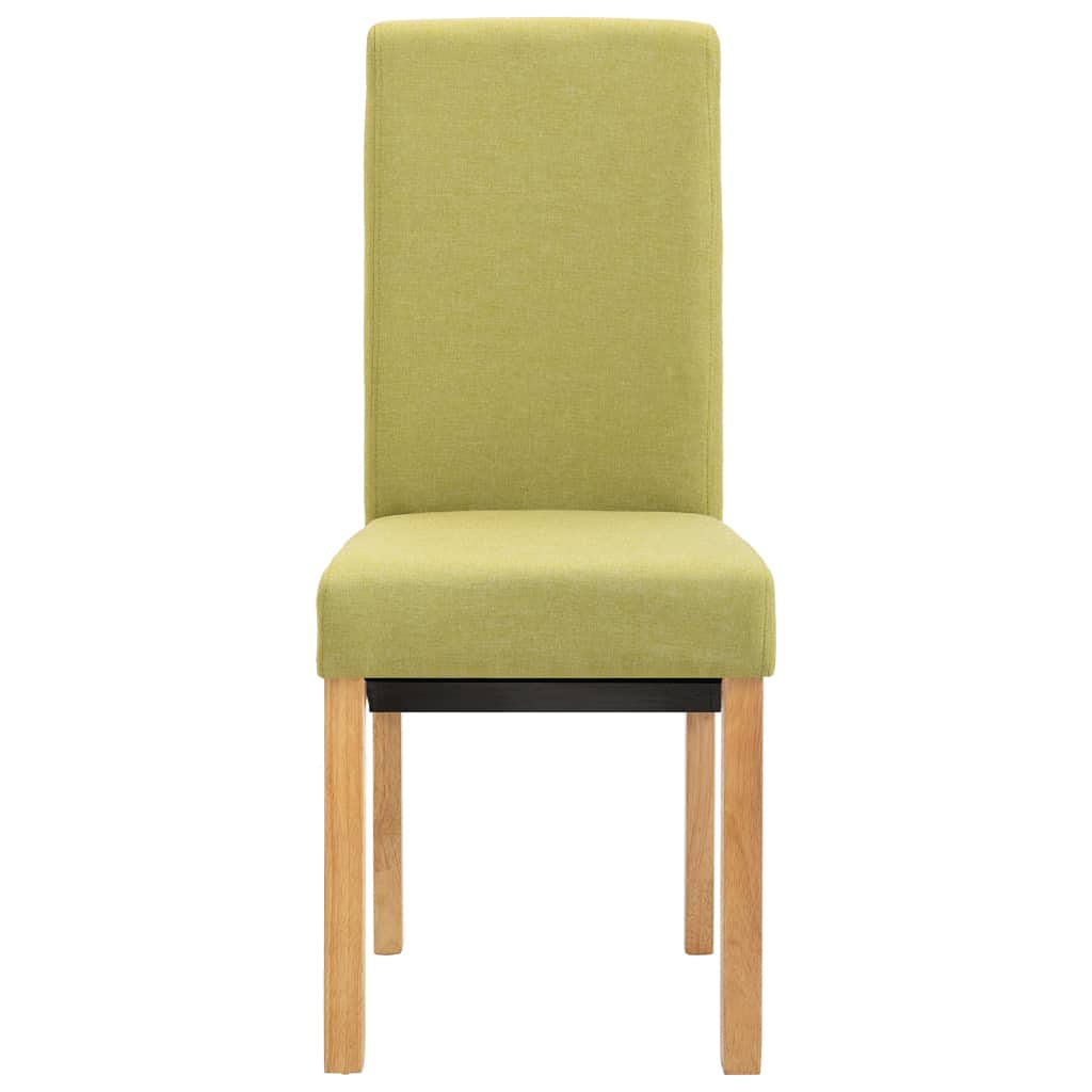 4-Piece Modern Green Fabric Dining Chairs Set - Comfortable Kitchen Chairs for Dining Room, Living Room, Bedroom & Restaurant Use