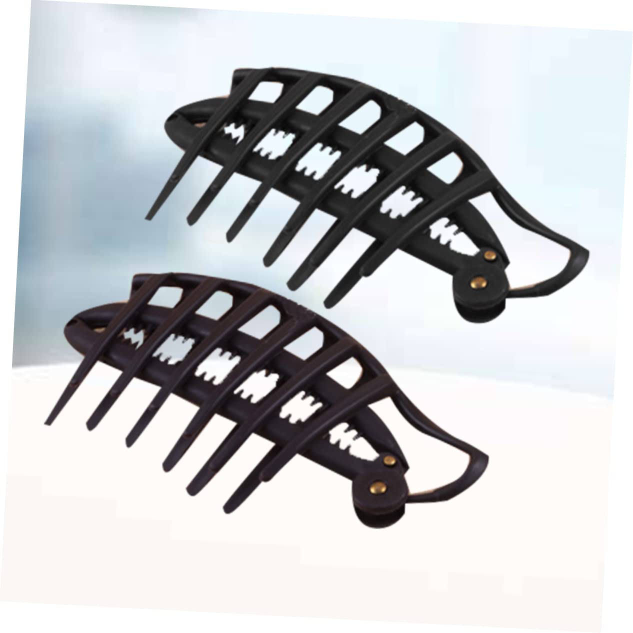 FOMIYES Hair Bun Maker Set of 2 - Hair Styling Disk & Ball Fork for Women & Girls - Perfect for Updos, Ponytails & Special Occasions