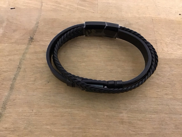 Italian Genuine Leather Bracelet for Men & Women - Handmade Adjustable Wrap Bracelet - Boho Chic Fashion Accessory for Casual & Formal Wear