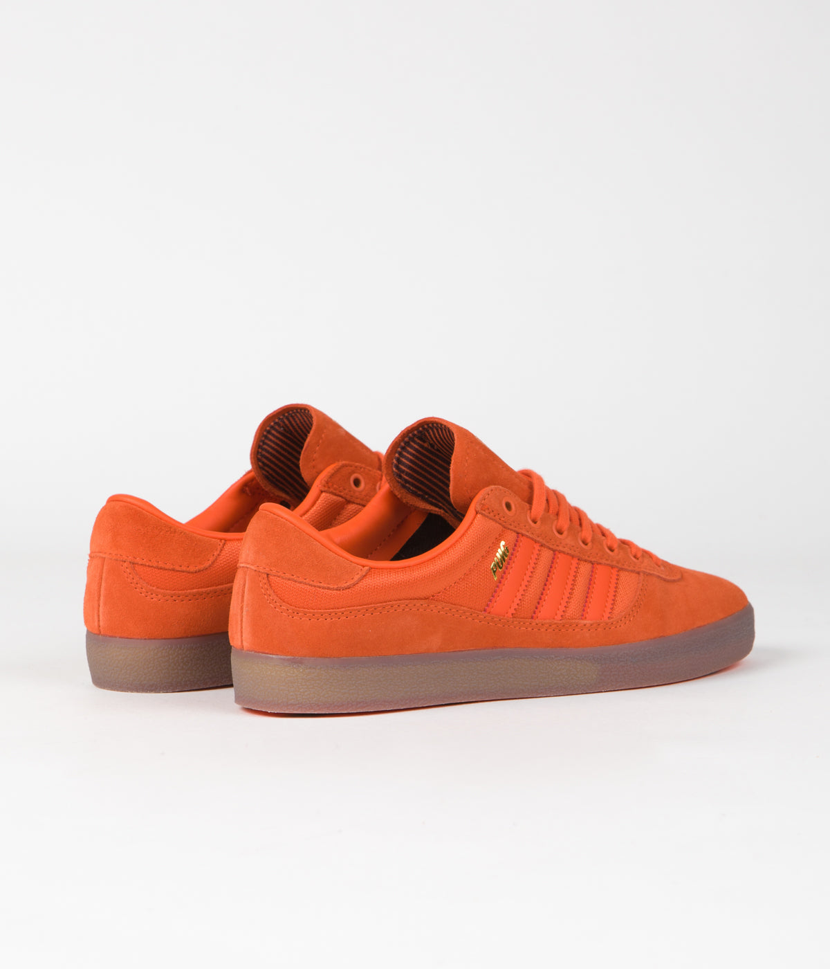 Adidas Puig Indoor Soccer Shoes - Semi Impact Orange & Gum5 for Men - Perfect for Indoor Training, Futsal, and Court Sports