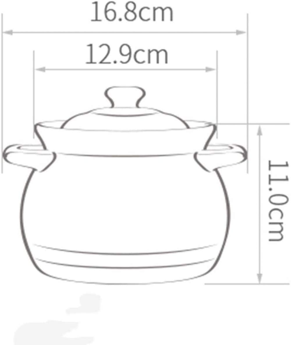 Earthen Casserole Cookware - Small Heat-Resistant Pot with Excellent Heat Retention | Durable & Safe Packaging | Perfect for Slow Cooking, Stews & Soups