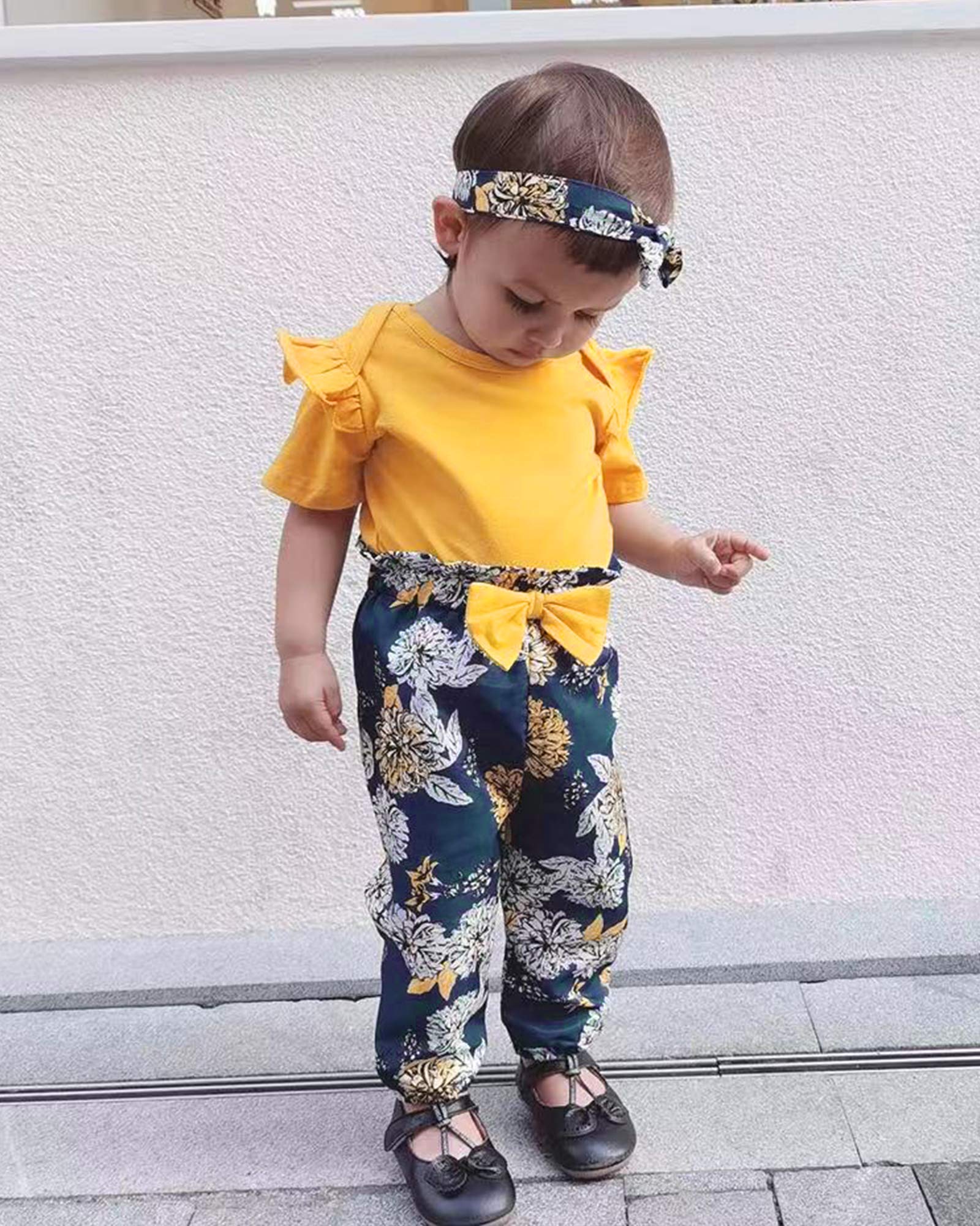 Adorable Newborn Baby Girl Clothes Set - Long Sleeve Romper & Pants Outfit for Fall & Winter | Soft & Cozy Infant Wear for Girls 0-24 Months | Perfect for Family Photos, Holiday Outfits & Daily Playtime