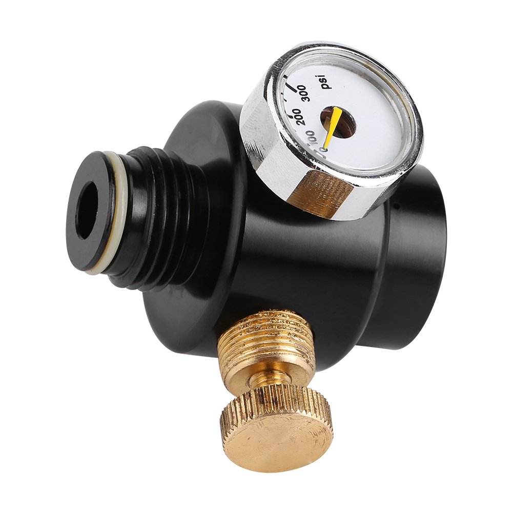 1Pcs Alloy Steel CO2 Air Pressure Regulator 0-300psi Output - Paintball, Compressor & Industrial Use | Durable Airflow Control for Spray Guns, Scuba Tanks & Pneumatic Tools