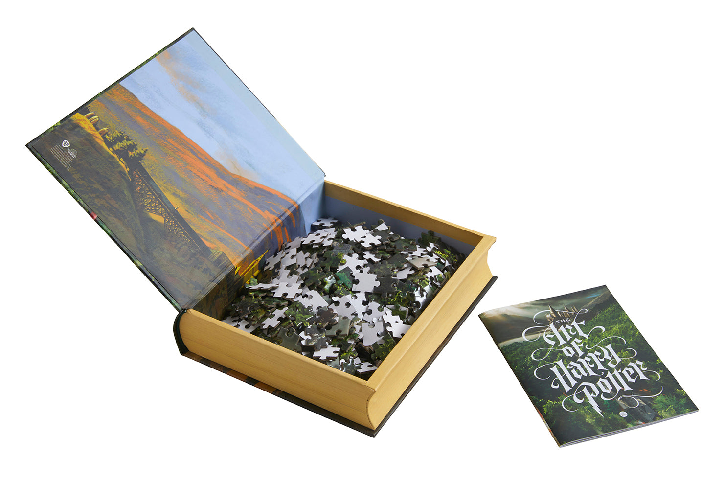 Harry Potter Puzzle and Book Set - 1000 Piece Jigsaw Puzzle & Illustrated Book - Perfect for Gifts, Collectors, and Family Game Night
