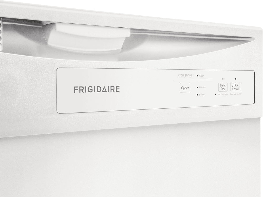 Frigidaire FDPC4221AW 24 Inch Built-In Dishwasher in White - Energy Efficient, Quiet Operation for Modern Kitchens