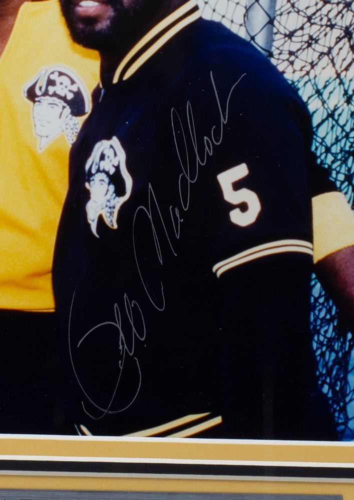 Authentic Bill Madlock Signed Framed 8x10 Photo - Pittsburgh Pirates MLB Memorabilia - Perfect for Sports Collectors and Man Cave Decor
