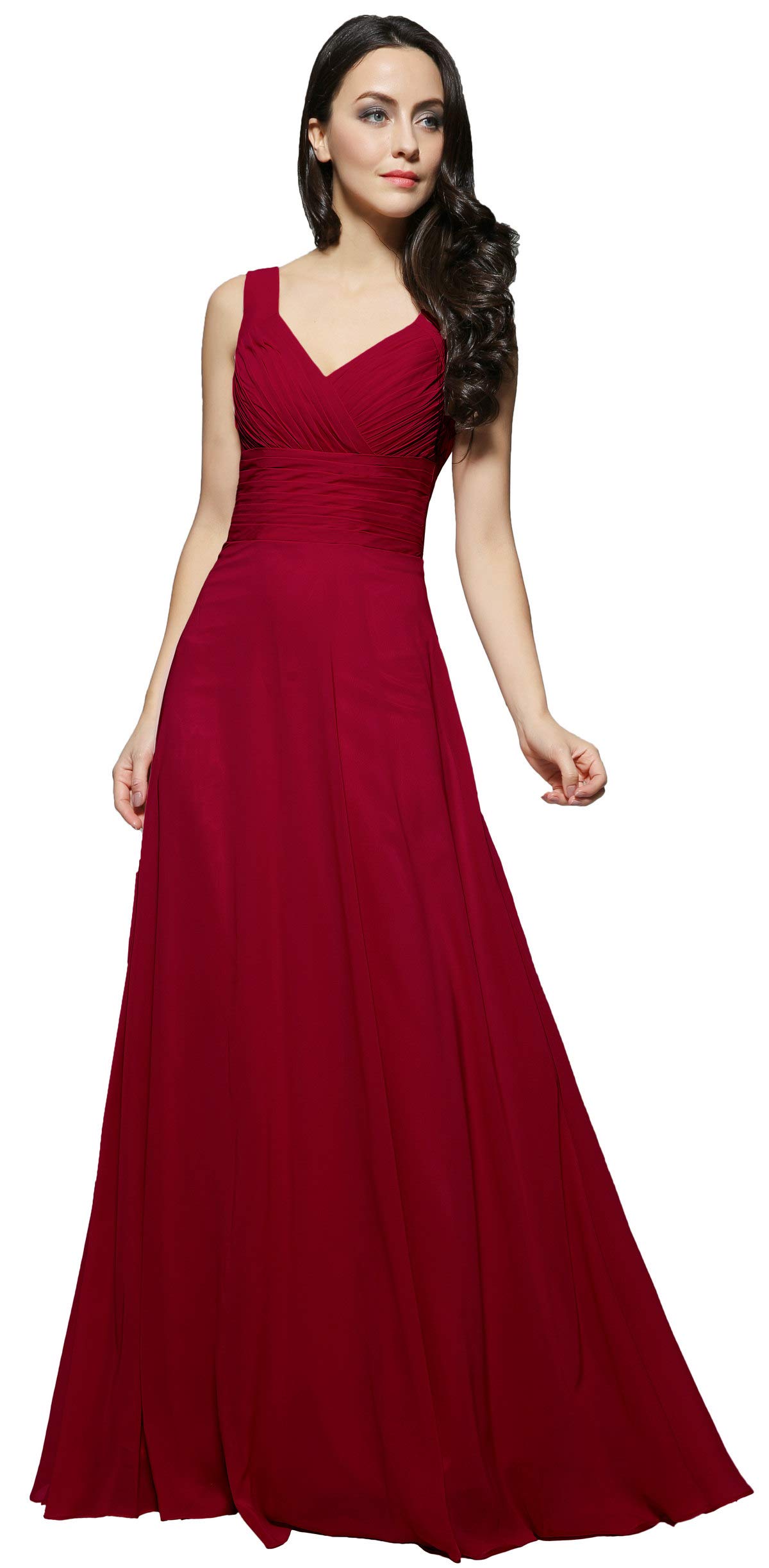 Elegant Strapless Pleated Long Bridesmaid Dress for Prom, Homecoming & Formal Events - Perfect for Weddings, Parties & Special Occasions