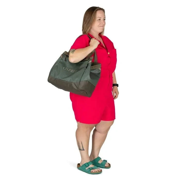 Osprey Transporter Gear Tote 28 - Durable Waterproof Travel Duffel Bag for Gym, Hiking & Weekend Getaways | Perfect Carry-On for Outdoor Adventures & Sports Equipment