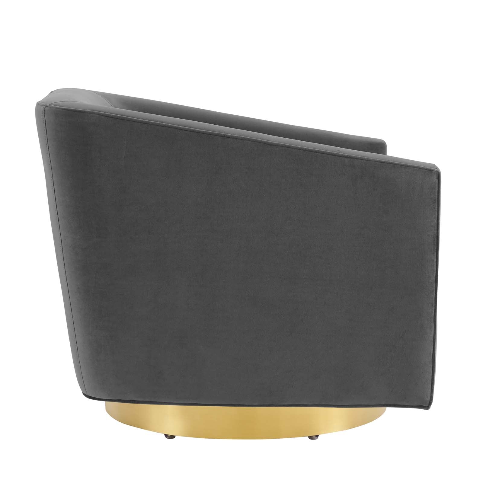 Luxury Velvet Swivel Accent Chair with 360° Rotation - Modern Lounge Chair for Living Room, Bedroom & Office - Perfect for Reading, Relaxing & Home Decor