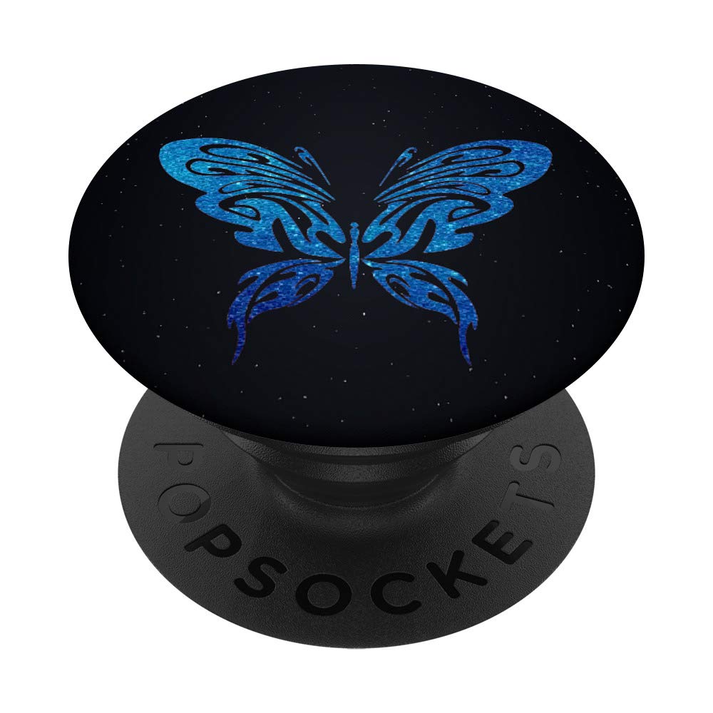 Blue Butterfly Black Design - Elegant Gothic Jewelry for Women, Perfect for Parties, Weddings & Special Occasions
