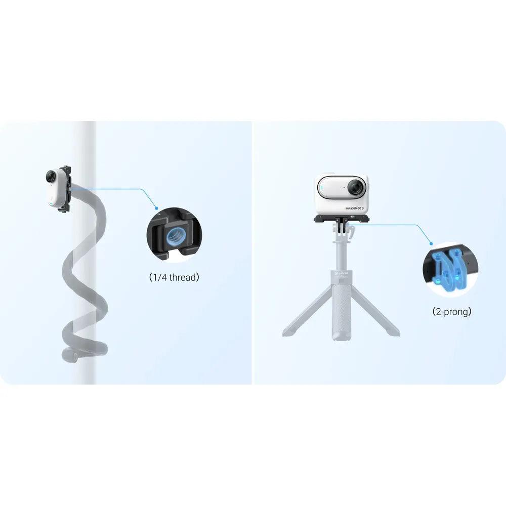 Insta360 Go3 Mini Action Camera with Quick Release Mount - Perfect for Vlogging, Travel & Adventure Sports