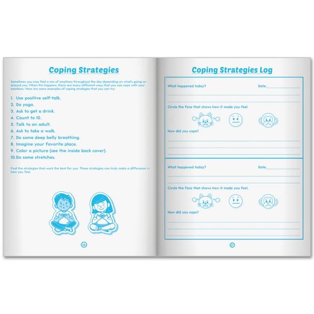 Growth Mindset & Positive Affirmations Journal for Kids - 12 Pack Motivational Logs by Really Good Stuff - Encourage Self-Improvement & Confidence Building for Classroom & Homeschool Use