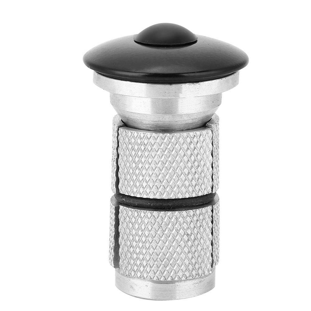 Premium Bike Fork Headset Plug - Professional Bicycle Headset Cap for Easy Installation | Durable Silver Bike Part for Mountain & Road Bikes | Perfect for DIY Bike Repair & Maintenance