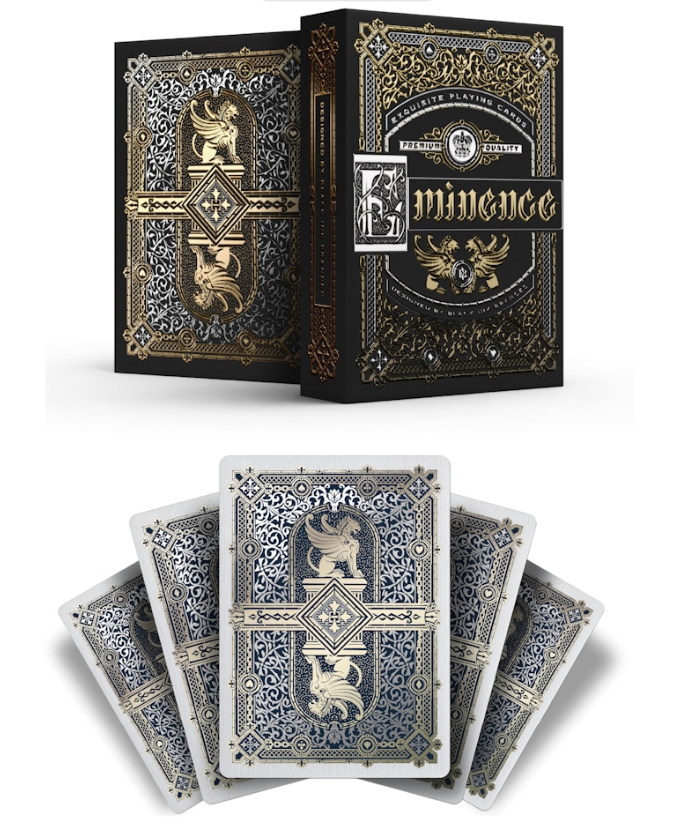 Premium Eminence Playing Cards - Luxury Poker Deck for Magic Tricks, Cardistry & Casino Games - Perfect for Professional Magicians & Card Enthusiasts