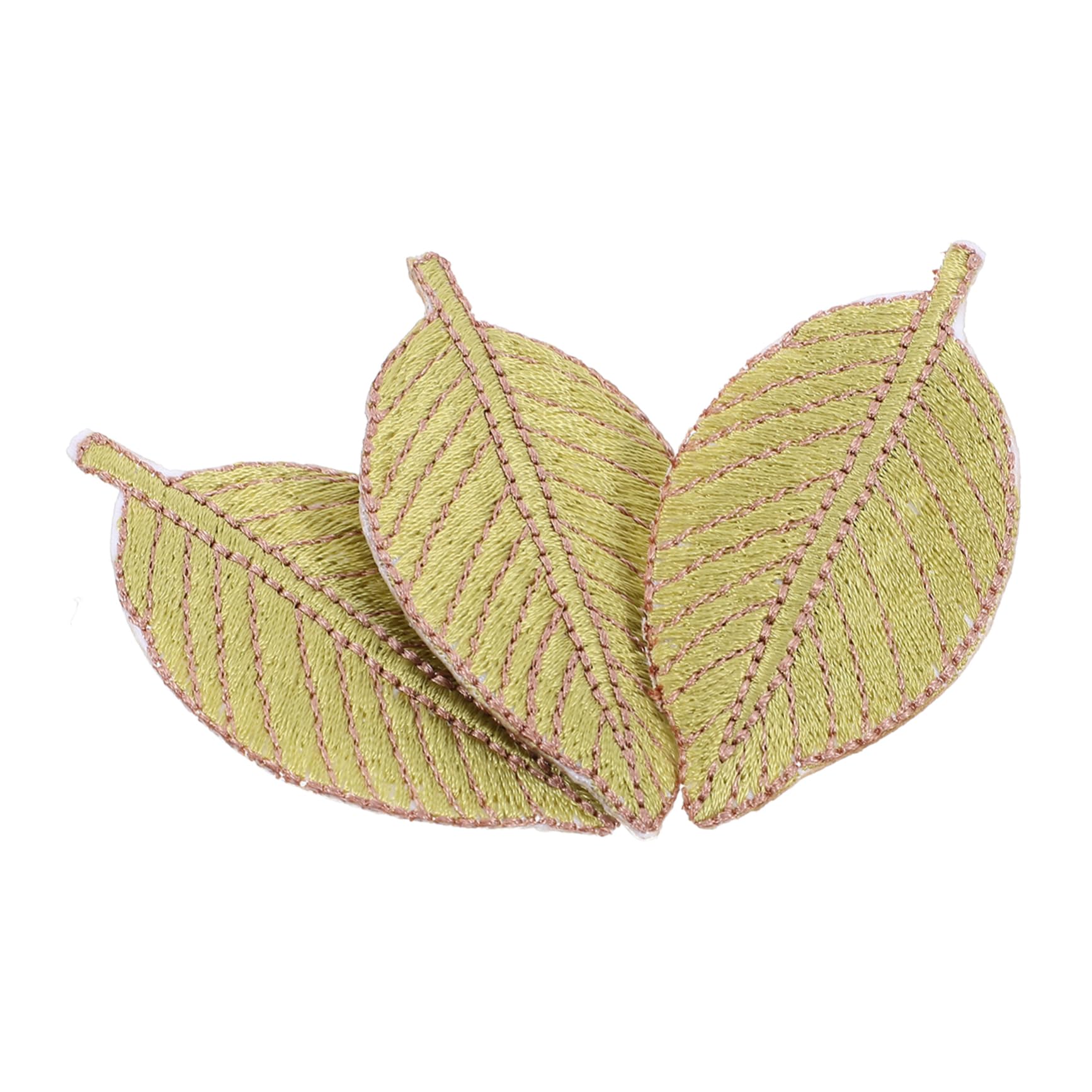 Wakauto 12 Pcs Green Leaf Hair Clips - Natural Fabric Hairpins for Women, Girls - Perfect for Boho, Wedding, Party & Everyday Hairstyles