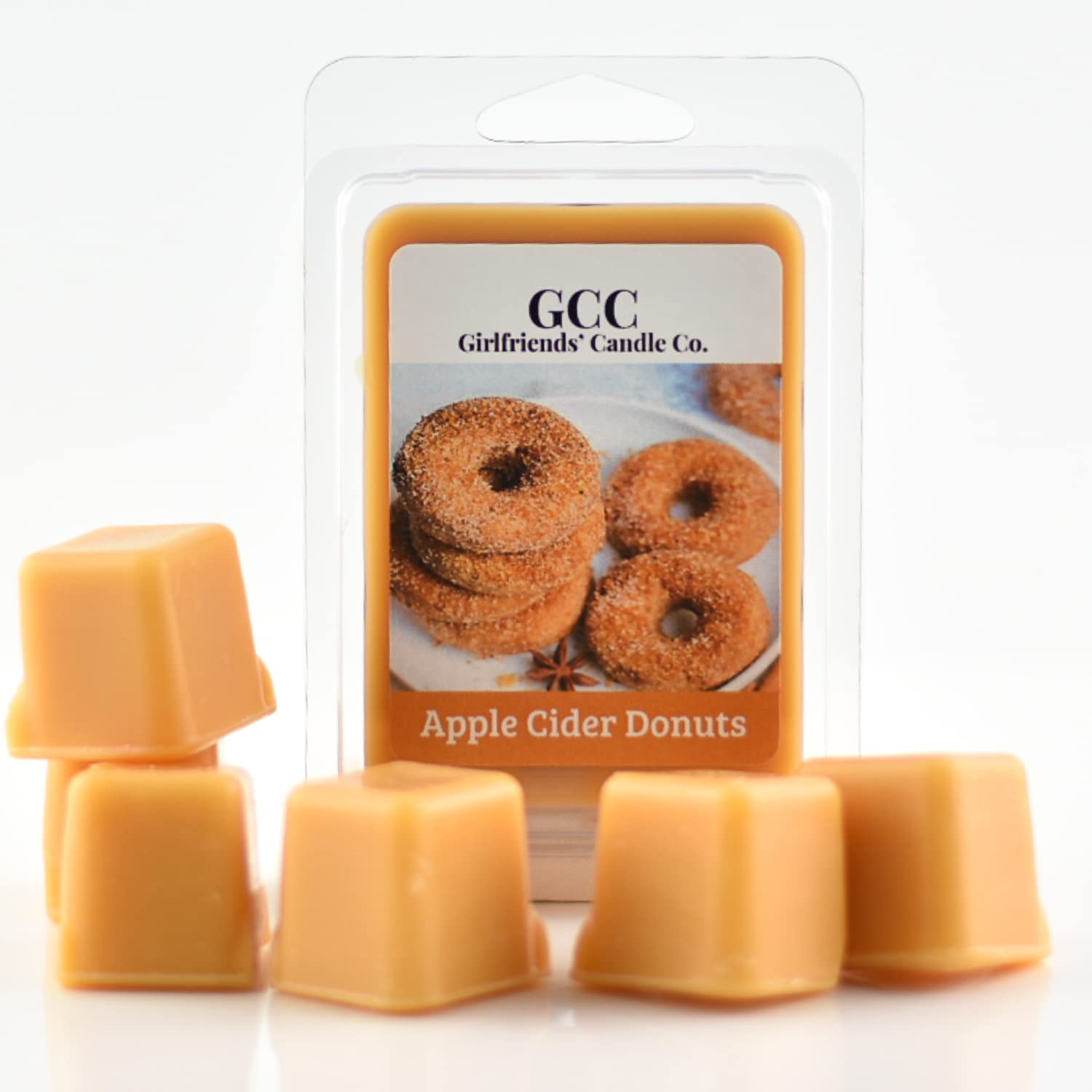 Apple Cider Donuts Scented Wax Melts for Home - Fall Spiced Aroma Wax Cubes for Wax Warmers, Perfect for Autumn, Thanksgiving & Cozy Evenings