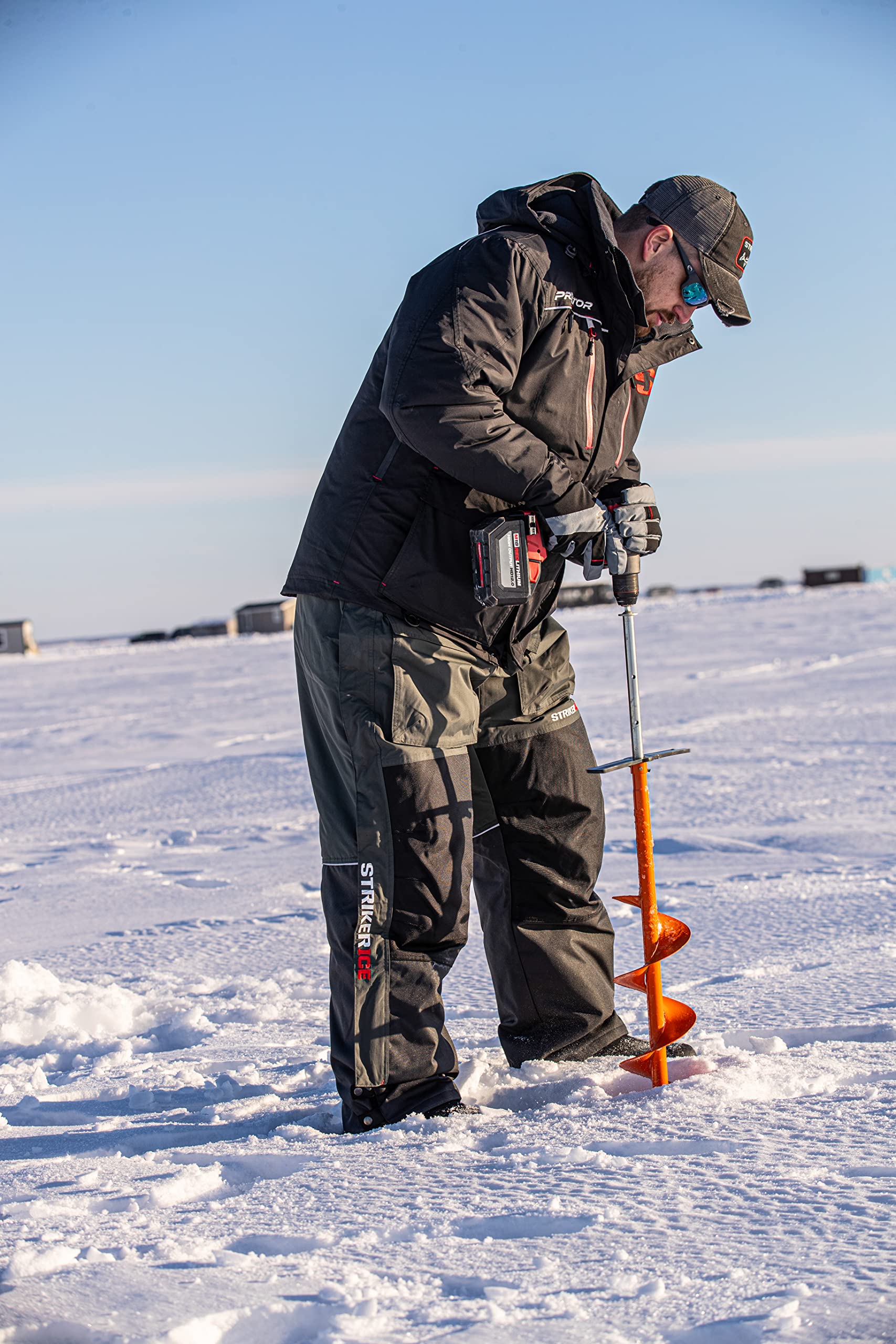 RAZR Scout Ice Auger Kit - Heavy Duty Ice Fishing Drill with 6