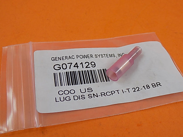 Generac 074129 LUG DIS SN RCPT I T 22 18 BR (PWY) - Heavy Duty Electrical Connector for Generac Generators - Perfect for Power Outages, Home Backup Systems & Industrial Applications