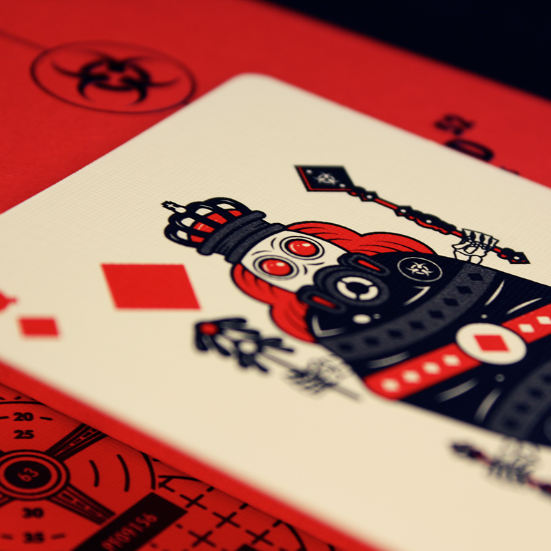 Biohazard 52 Playing Cards - Unique Zombie-Themed Deck for Poker, Magic Tricks & Collectors | Perfect for Game Nights & Halloween Parties
