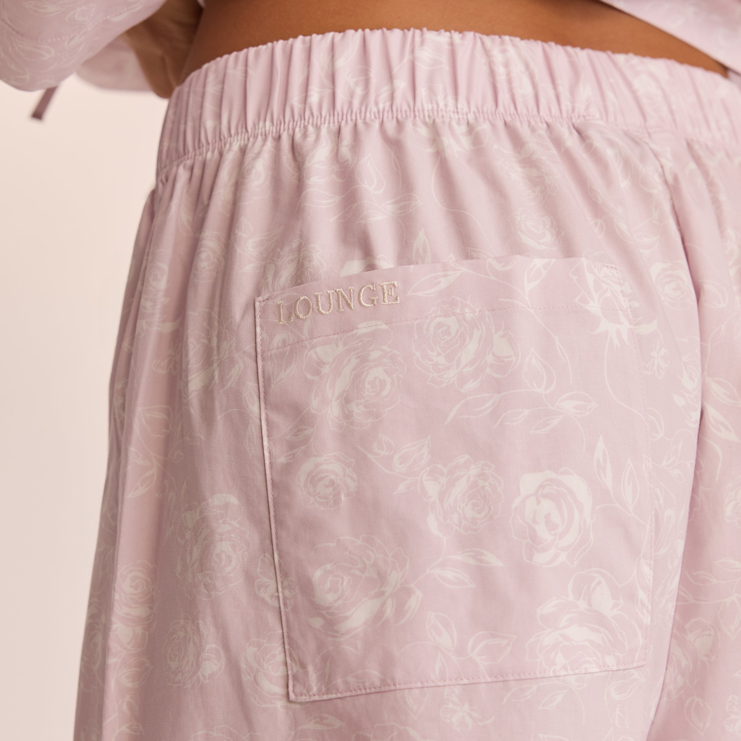 Soft Cotton Pyjama Pants for Women - Comfortable Sleepwear Lounge Pants in Lilac | Perfect for Relaxing at Home, Sleeping & Lounging