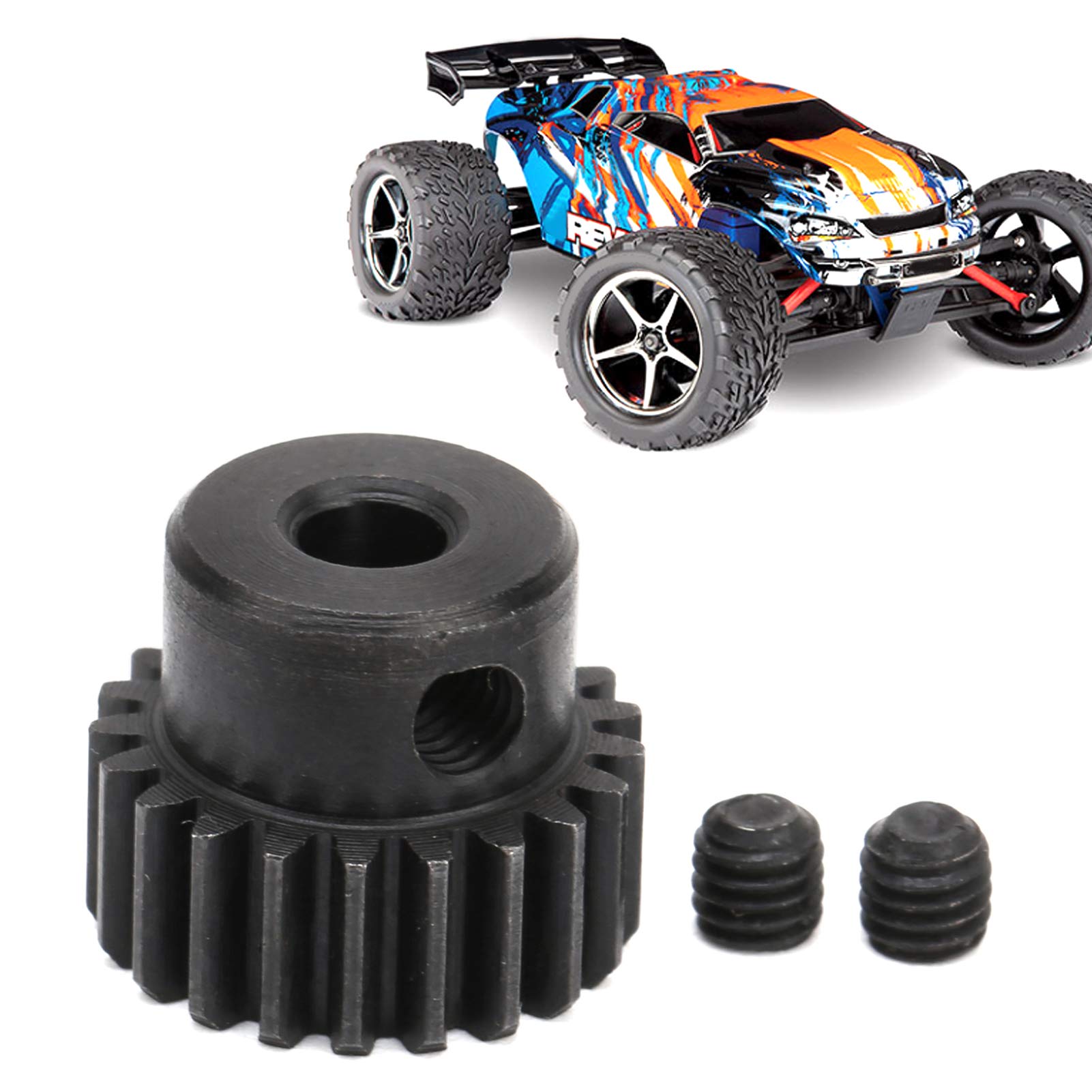 21T Pinion Gear for RC Cars - High Simulation 3.175mm/0.1in Durable Alloy Steel - Perfect for Remote Control Car Upgrades & Off-Road RC Vehicle Performance Tuning