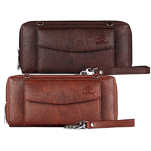 Rust & Dark Brown