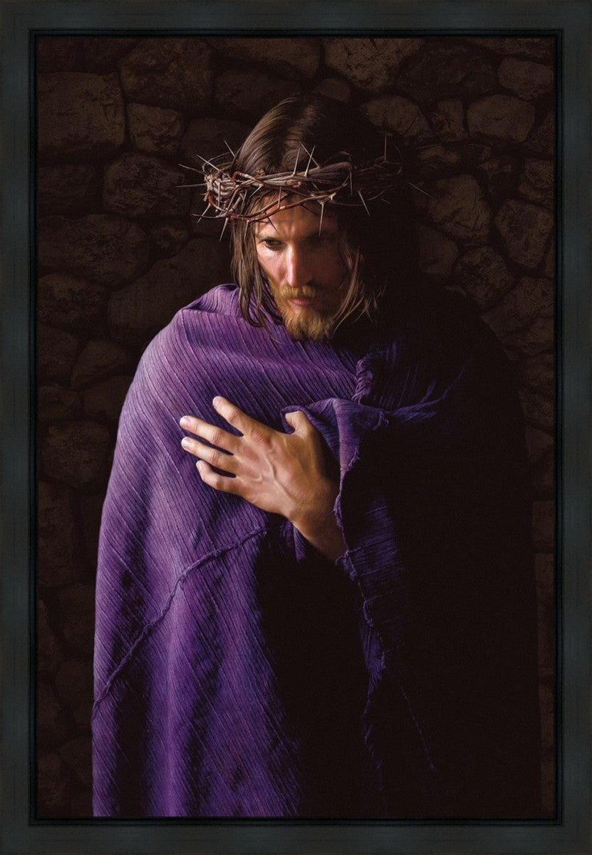 Behold the Man Gallery Wrap Canvas Art - Religious Wall Decor for Home, Church & Office - Perfect for Living Room, Bedroom & Worship Spaces