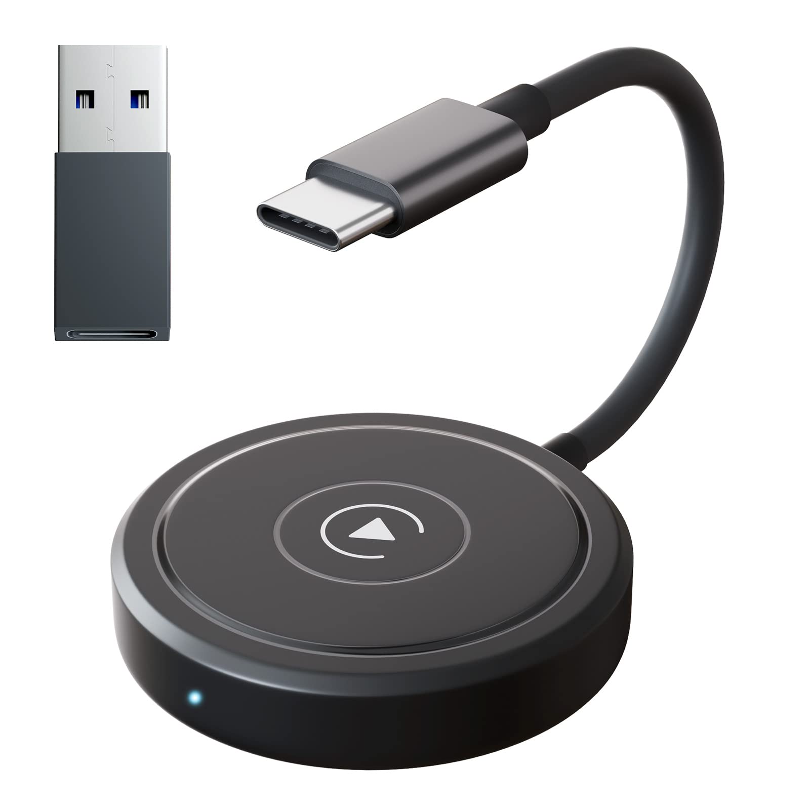 2023 Upgraded Wireless CarPlay Adapter - Plug & Play Dongle Converts Wired to Wireless for iPhone iOS 10+ | Fast Connection & Easy Setup | Compatible with 2016+ Cars | Perfect for Commuting, Road Trips & Hands-Free Driving