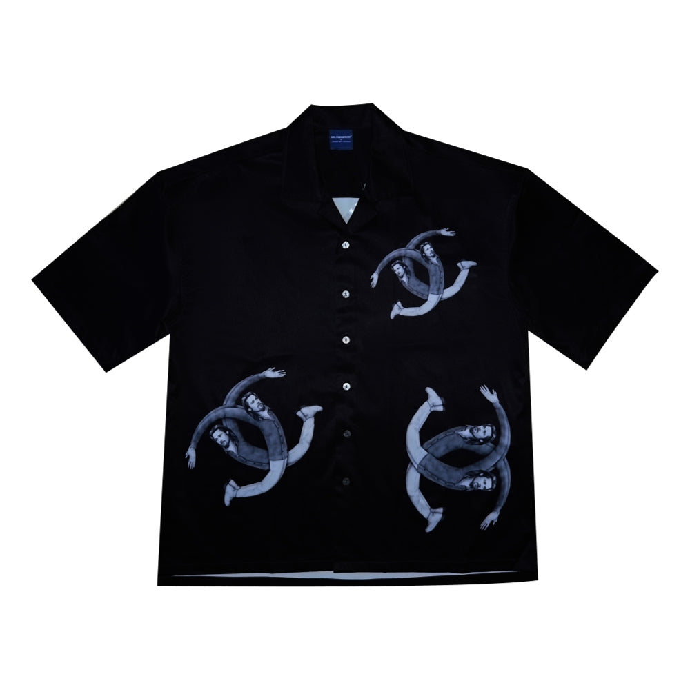 ORI Frederiqo Classic Short Sleeve Shirt for Men - Black | Casual & Business Wear | Perfect for Office, Outings & Special Occasions