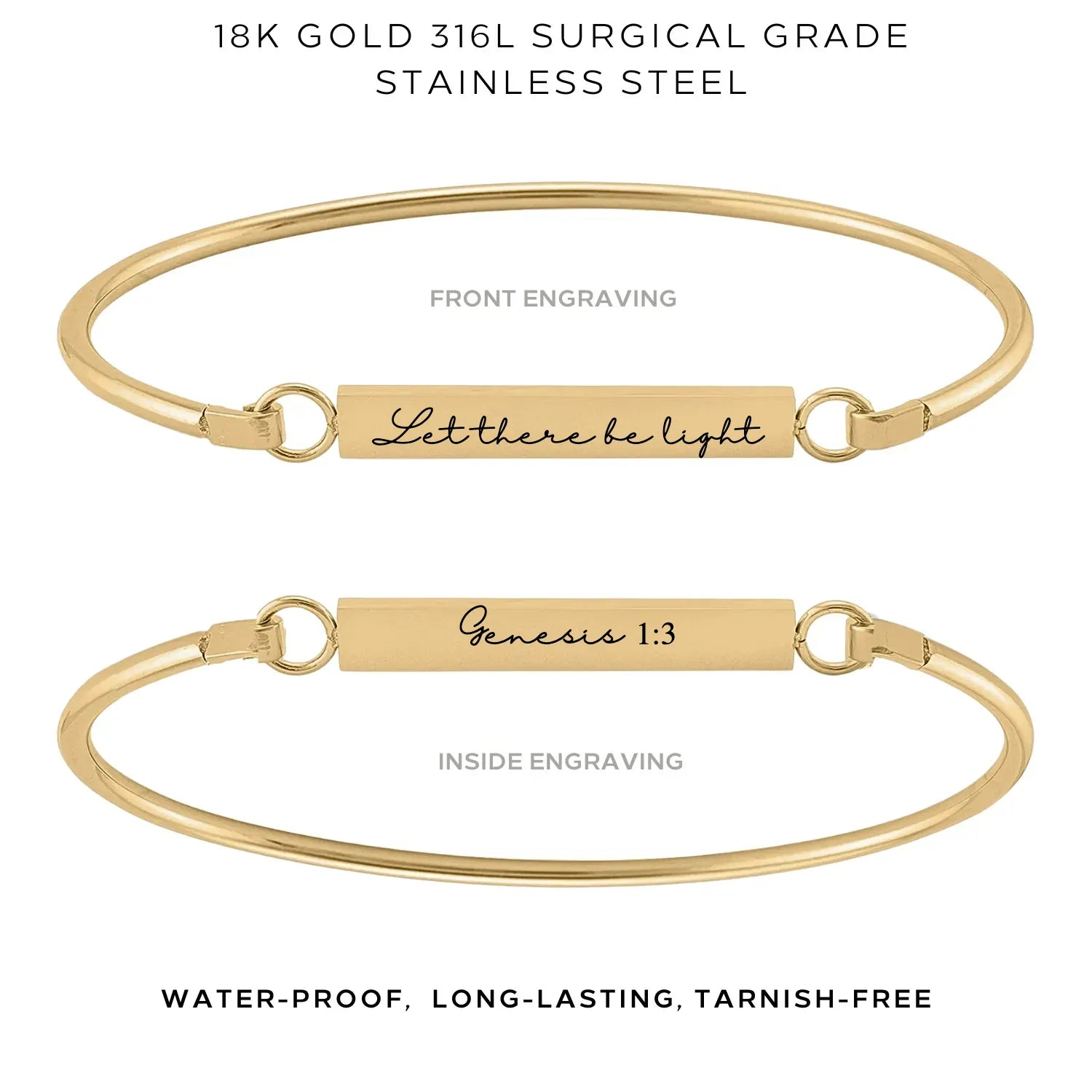 Elegant 'My Story' Bangle Bracelet - Personalized Jewelry Gift for Women - $38.00 - Perfect for Anniversaries, Birthdays & Special Occasions