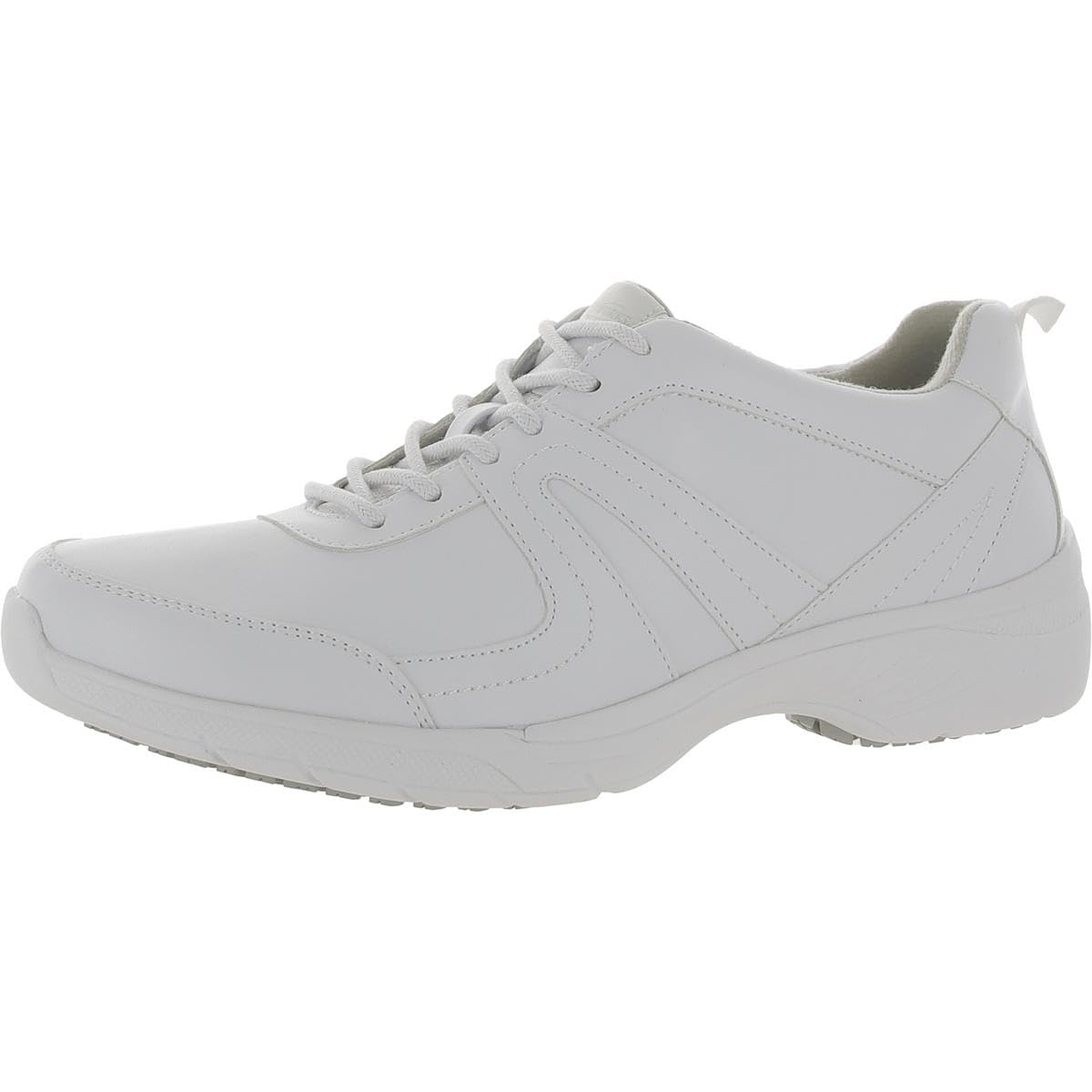 Easy Street Women's Paprika Work Shoes - Slip Resistant & Comfortable Casual Safety Shoes for Women, White - Perfect for Nurses, Waitresses & Healthcare Workers