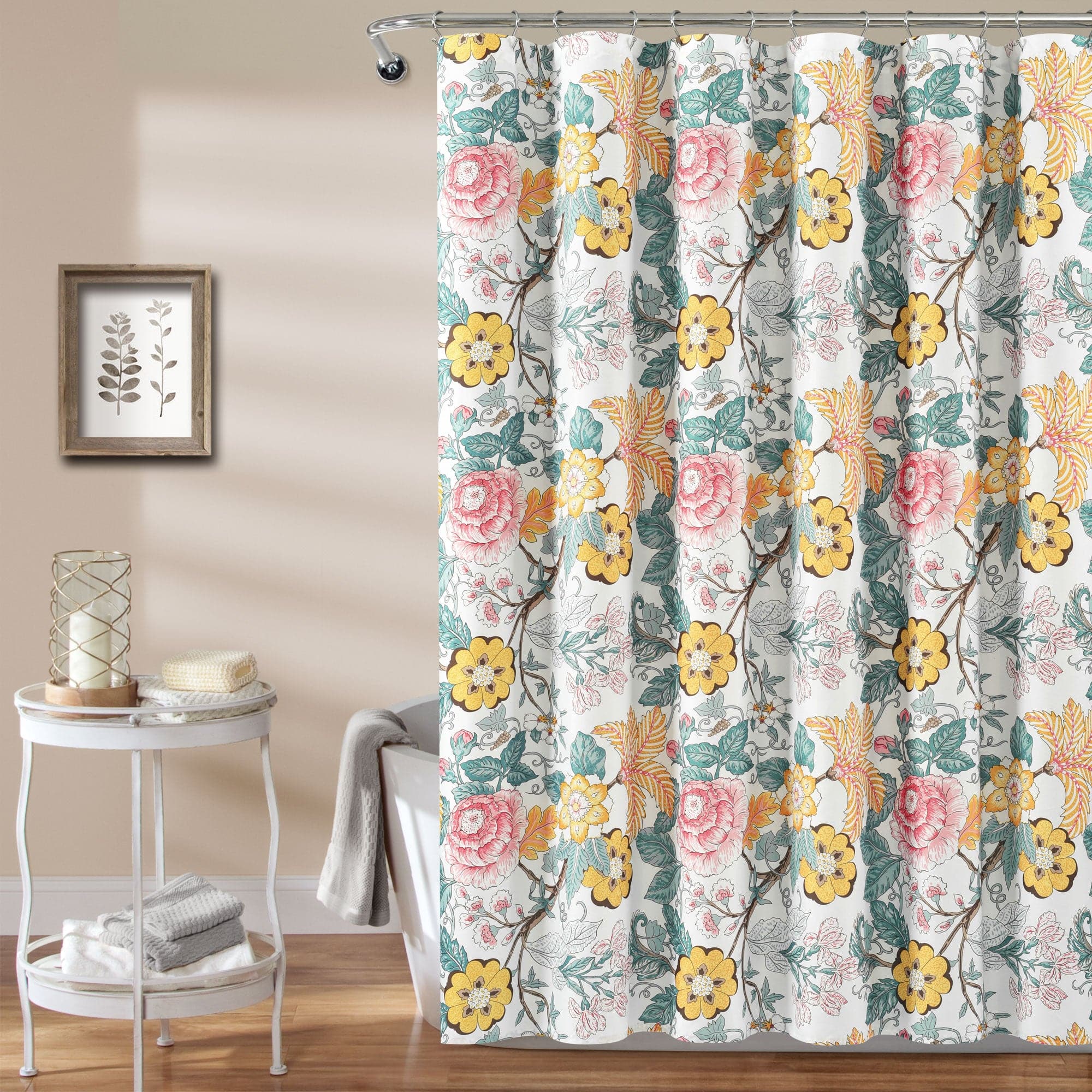 Stylish Sydney Shower Curtain - Waterproof Bathroom Decor with Hooks - Perfect for Modern Homes & Apartments