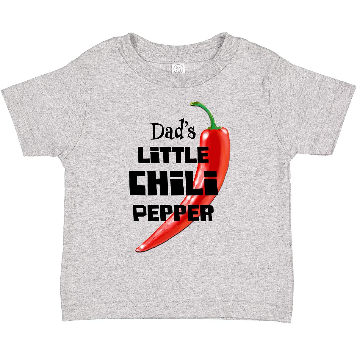Dad's Little Chili Pepper Toddler T-Shirt - Cute Father & Child Matching Outfit for Family Photos, Birthdays & Father's Day Gifts