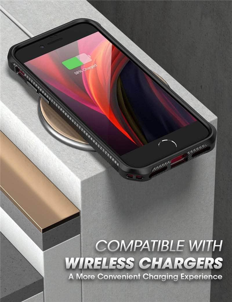 SUPCASE iPhone SE 2020 Case - EXO Series Premium Hybrid Protective Clear Bumper Cover for Shockproof Drop Protection | Perfect for Outdoor Activities, Travel & Daily Use