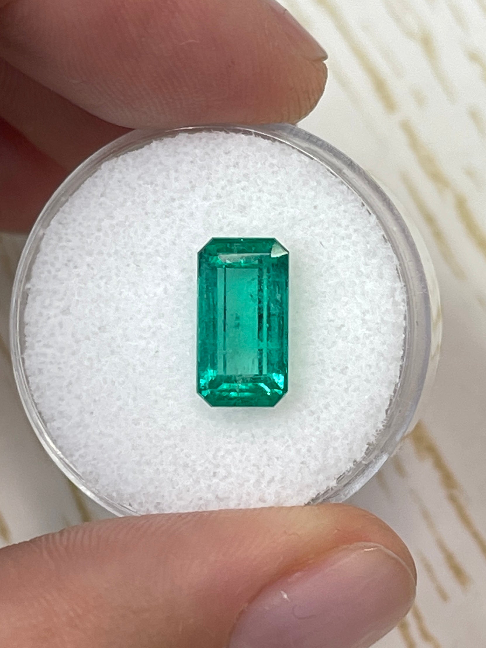 2.70 Carat 11.4x6mm Yellowish Elongated Emerald Cut Loose Gemstone for Jewelry Making - Perfect for Engagement Rings, Earrings & Pendants